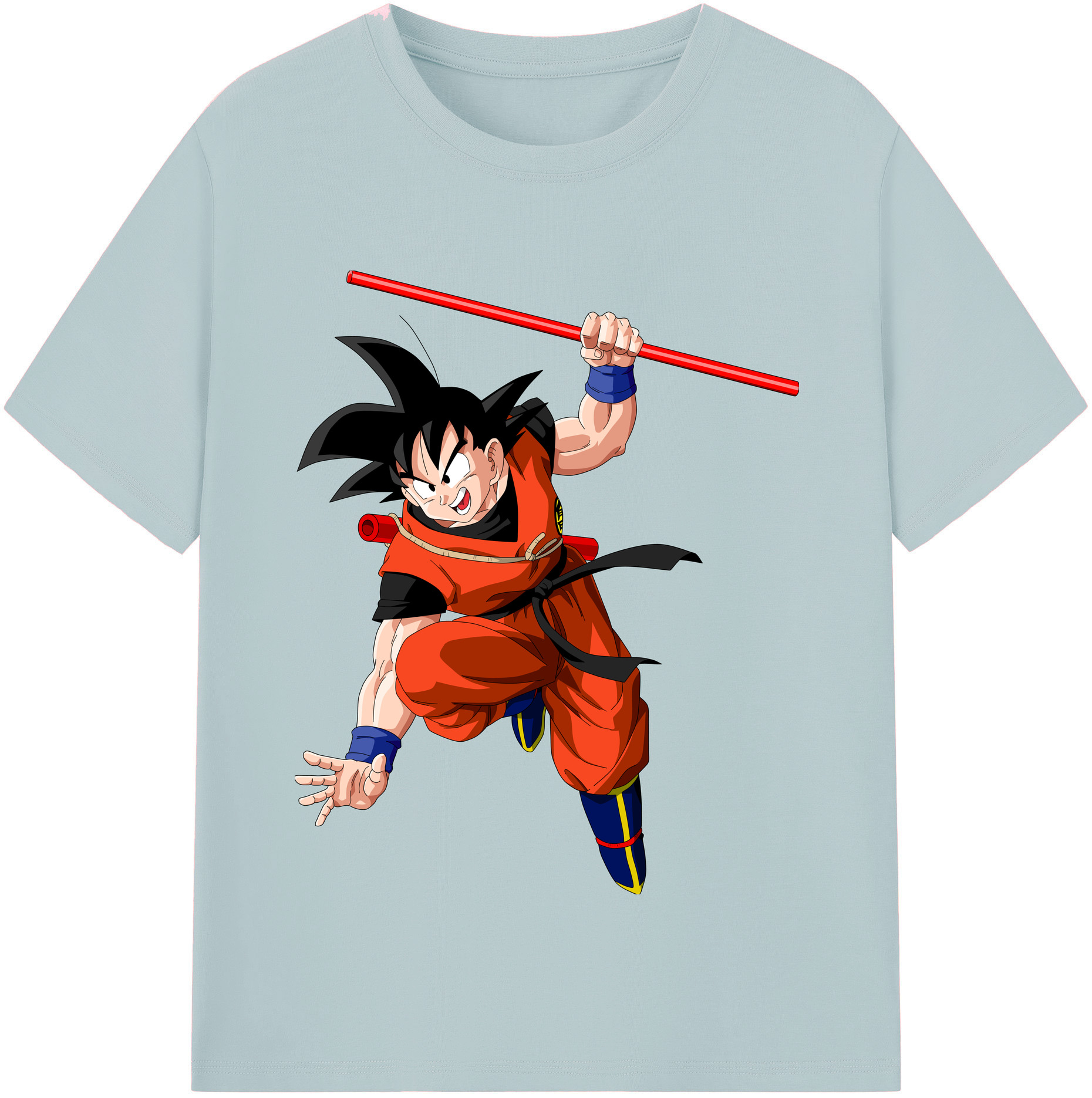 （画像用） ドラゴンボール 孫悟空（そん ごくう）Son Goku カカロット DRAGON BALL Kakarotto 綿100％半袖Tシャツ（フロントプリント）
